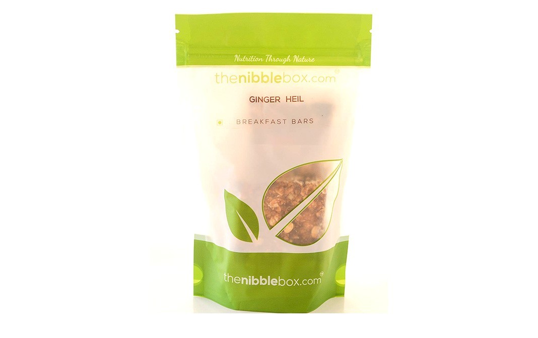 TheNibbleBox Ginger Heil Breakfast Bars   Pack  80 grams